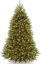 Load image into Gallery viewer, National Tree Company lit Artificial Christmas Tree Includes Pre-strung White Lights and Stand, 7.5 ft, Green