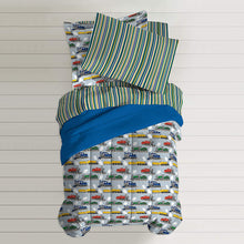 Load image into Gallery viewer, dream FACTORY Trains Boys Ultra Soft Microfiber Boys Comforter Set