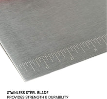 Load image into Gallery viewer, Cooking Light Stainless Steel Bowl Chopper Bench Ergonomic Handle, Multipurpose Dough Scraper for Culinary Use, Red