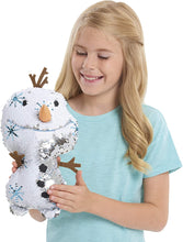 Load image into Gallery viewer, Disney Frozen 2 Reversible Sequins Large Plush Olaf