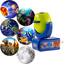 Load image into Gallery viewer, Projectables Tropical Fish LED Plug-In Night Light, 11296, Image Projects Onto Wall or Ceiling
