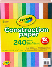 Load image into Gallery viewer, Crayola Construction Paper