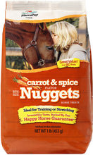 Load image into Gallery viewer, Manna Pro Bite-Size Carrot &amp; Spice Flavored Nuggets, 1 lb