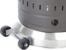 Load image into Gallery viewer, Fire Sense Ash Finish Commercial Patio Heater with Wheels | Uses 20 Pound Propane Tank | 46,000 BTU Output | Outdoor Heat Lamp