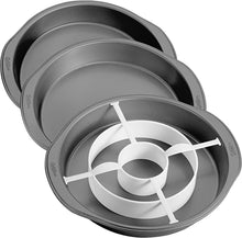 Load image into Gallery viewer, Wilton Checkerboard Cake Pan, 4 Piece Set