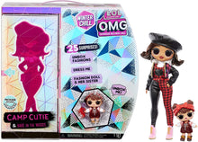 Load image into Gallery viewer, LOL Surprise OMG Winter Chill Camp Cutie Fashion Doll &amp; Sister Babe in The Woods Doll with 25 Surprises to UNbox - Clothes &amp; Accessories with Reusable Playset for Kids Girls Ages 4+