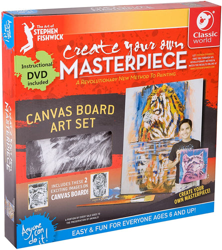 Fishwick #4 Canvas Board Art Set