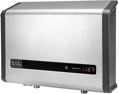 BLACK+DECKER 29 kW Self-Modulating 5.7 GPM Electric Tankless Water Heater, Ideal for 3 Bedroom Home or up to 6 Simultaneous Applications