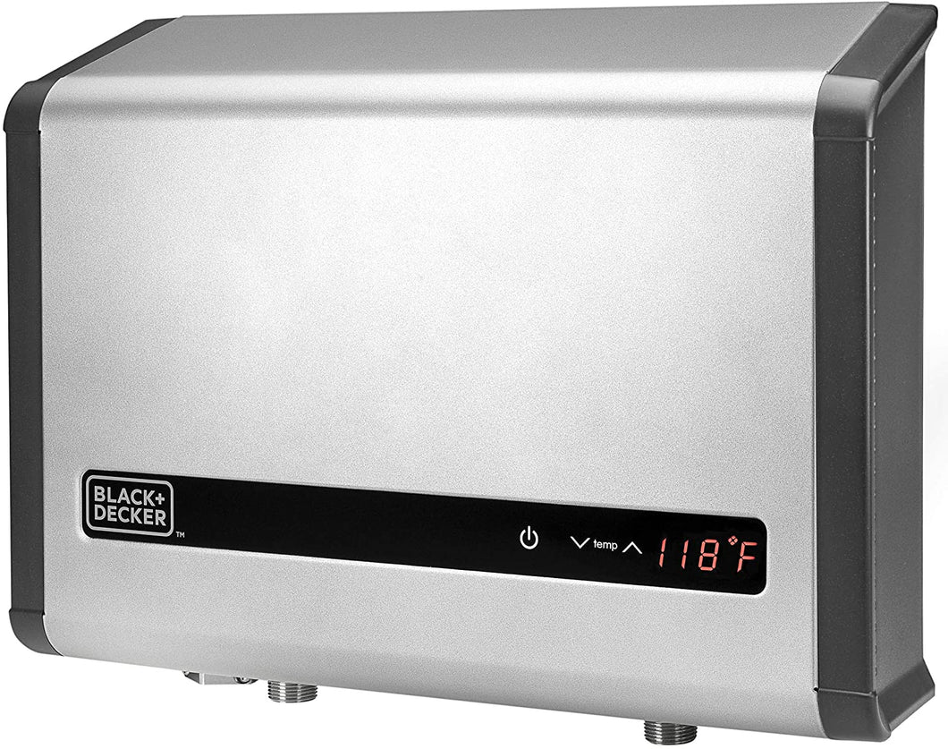 BLACK+DECKER 29 kW Self-Modulating 5.7 GPM Electric Tankless Water Heater, Ideal for 3 Bedroom Home or up to 6 Simultaneous Applications