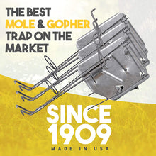 Load image into Gallery viewer, Cinch Traps-Medium Gopher Trap Kit: 3 Gopher Traps with Tunnel Marking Flags and Instructions- Made in America