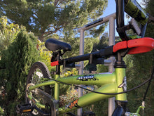 Load image into Gallery viewer, Sparehand Universal Adjustable Bike Frame Adapter for Rack Storage, Women's &amp; Children's Bikes