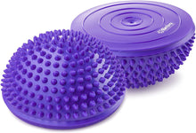 Load image into Gallery viewer, bintiva Balance Pods Set - 1 Pair Hedgehog Style Domed Stability Pods for Children and Adults