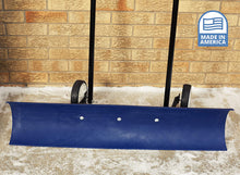 Load image into Gallery viewer, The Snowcaster 30SNC Wheeled Snow Pusher Shovel, Blue