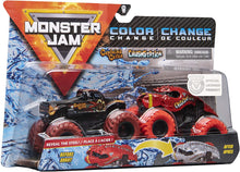 Load image into Gallery viewer, Monster Jam 2020 Color Change 1:64 Scale 2-Pack, Captain's Curse and Crushstation