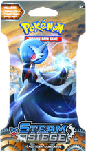 Load image into Gallery viewer, Pokemon TCG: Steam Siege, Blistered Booster Pack Containing 10 Cards Per Pack With Over 110 New Cards To Collect