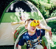 Load image into Gallery viewer, Pacific Play Tents 20435 Kids Safari Fun Dome Tent Crawl Tunnel Combo Indoor / Outdoor Fun,Multicolor