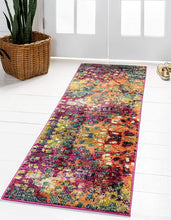 Load image into Gallery viewer, Unique Loom Jardin Collection Vibrant Abstract