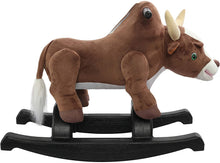 Load image into Gallery viewer, Rockin' Rider Buckaroo Rocking Bull, Brown