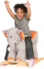 Load image into Gallery viewer, Rockin' Rider Ernie The Elephant Baby Rocker Ride On, Orange