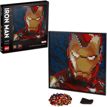 Load image into Gallery viewer, LEGO Art Marvel Studios Iron Man 31199 Building Kit for Adults; A Creative Wall Art Set Featuring Iron Man That Makes an Awesome Gift, New 2020 (3,167 Pieces)