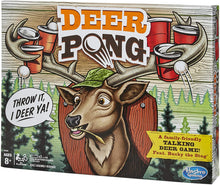 Load image into Gallery viewer, Deer Pong Game, Features Talking Deer Head and Music, Includes 6 Party Cups and 8 Balls, Fun Family Game for Ages 8 and Up