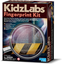 Load image into Gallery viewer, 4M KidzLabs Fingerprint Kit - Spy Forensic Science Lab - Educational STEM Toys Gift for Kids &amp; Teens, Boys &amp; Girls