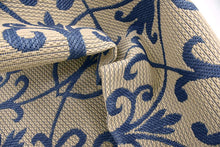Load image into Gallery viewer, Unique Loom Outdoor Botanical Collection Traditional Border Transitional Indoor and Outdoor Flatweave Rug