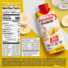 Load image into Gallery viewer, Premier Protein 30g Protein Shakes, Chocolate, 11 Fluid Ounces, 4 Count
