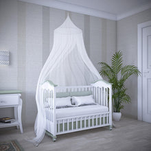 Load image into Gallery viewer, Trademark Global Mosquito Repelling Net for Beds, Hammocks, and Cribs - Insect Protection Hanging Canopy for Camping with Large Screen Opening by Lavish Home - 75-31215 , White