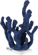 Load image into Gallery viewer, Deco 79 38251 Sculpture, Blue/Clear