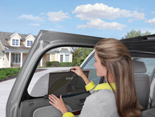 Load image into Gallery viewer, Munchkin Brica Smart Window Shade Rolls Up and Down with Window, Helps Block UVA/UVB Rays, Black