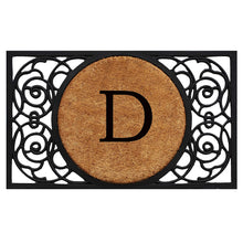 Load image into Gallery viewer, Calloway Mills 180031830D Armada Circle Monogram Doormat, 18&quot; x 30&quot; (Letter D)