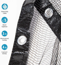 Load image into Gallery viewer, Dirt Defender Rectangular In Ground Leaf Net Pool Cover