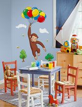 Load image into Gallery viewer, RoomMates Curious George Peel and Stick Giant Wall Decal