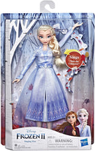 Load image into Gallery viewer, Disney Frozen Singing Elsa Fashion Doll with Music Wearing Blue Dress Inspired by 2, Toy for Kids 3 Years &amp; Up