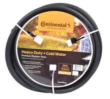 Load image into Gallery viewer, Continental ContiTech Black Rubber Heavy Duty Garden Hose, 5/8&quot; ID x 50&#39; Length