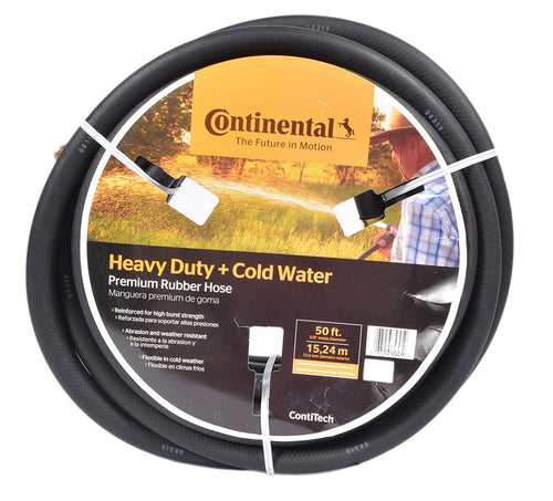 Continental ContiTech Black Rubber Heavy Duty Garden Hose, 5/8