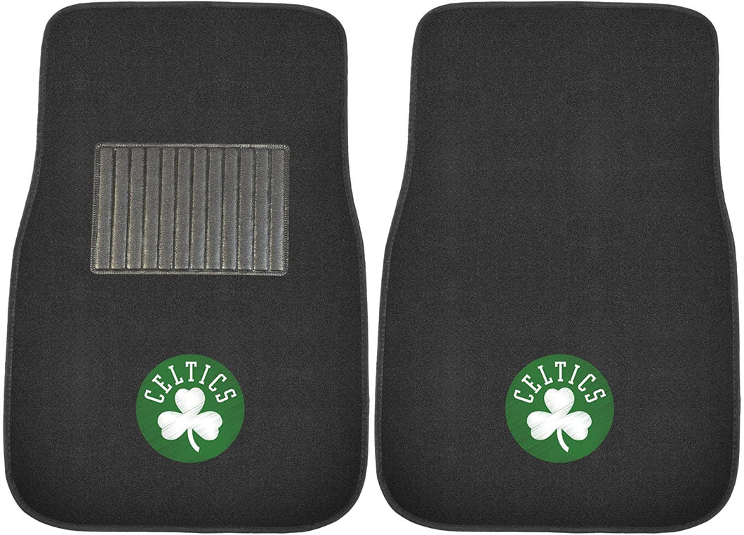 FANMATS NBA Unisex-Adult 2-pc Embroidered Car Mat Set