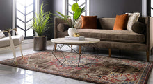 Load image into Gallery viewer, Unique Loom Utopia Collection Traditional Medallion Vintage Warm Tones Chocolate Brown Area Rug (8' x 10')