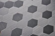Load image into Gallery viewer, Instant Mosaic Peel&#39;N&#39;Stick Metal Mosaic Wall Tile, 12&quot; x 12&quot;