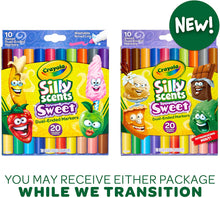 Load image into Gallery viewer, Crayola Silly Scents Dual Ended Markers, Sweet Scented Markers, 10 Count, Gift for Kids, Age 3, 4, 5, 6, Multi