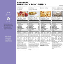 Load image into Gallery viewer, Augason Farms Breakfast Emergency Food Supply 11 lbs 1.8 oz 4 Gallon Pail