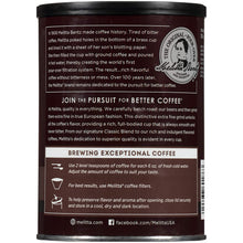 Load image into Gallery viewer, Melitta Colombian Supreme Coffee, Medium Roast, Extra Fine Grind, 11 Ounce Can