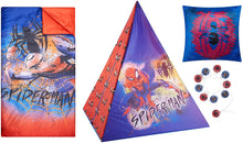 Load image into Gallery viewer, Spiderman Tee Pee Slumber Set