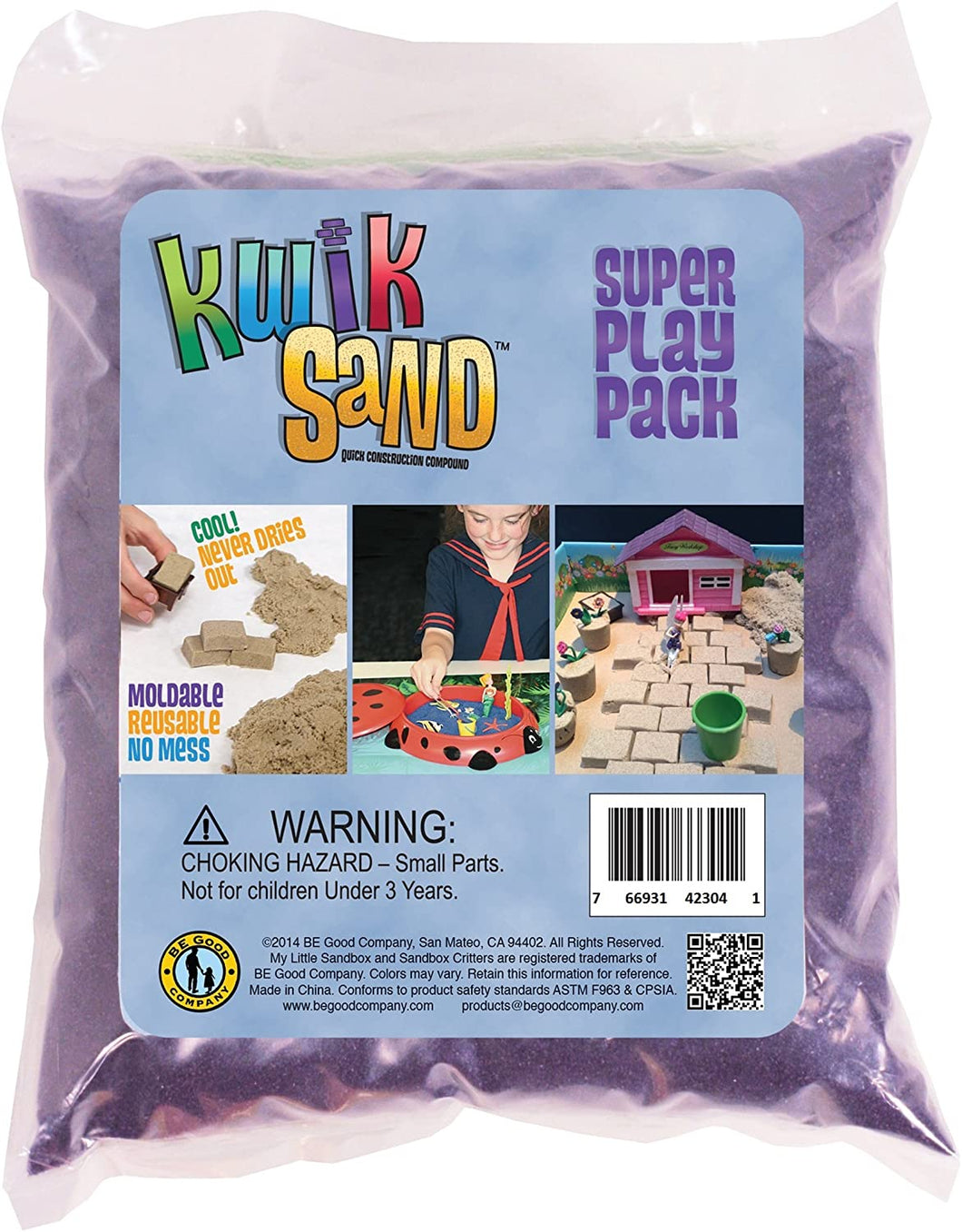 Be Good Company 42304 - KwikSand Refill Pack, Purple