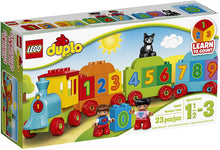 Load image into Gallery viewer, LEGO DUPLO My First Number Train 10847 Learning and Counting Train Set Building Kit and Educational Toy for 1 1/2-3 Year Olds (23 pieces)