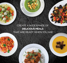 Load image into Gallery viewer, Chefman RJ15-125-D Double Slow Cooker &amp; Buffet Server with 2 Removable 1.25 Qt. Oval Crocks, Pot Inserts Individually Heat Controlled, 2.5 Quarts, Stainless Steel