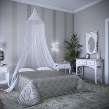 Load image into Gallery viewer, Trademark Global Mosquito Repelling Net for Beds, Hammocks, and Cribs - Insect Protection Hanging Canopy for Camping with Large Screen Opening by Lavish Home - 75-31215 , White