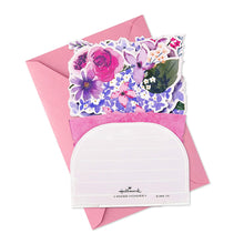 Load image into Gallery viewer, Hallmark Signature Paper Craft Flowers Displayable Bouquet Mothers Day Card