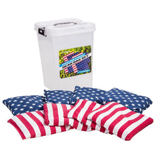 Load image into Gallery viewer, Triumph Patriotic 8-Pack 6" x 6" 16 oz. Canvas Cornhole Bags
